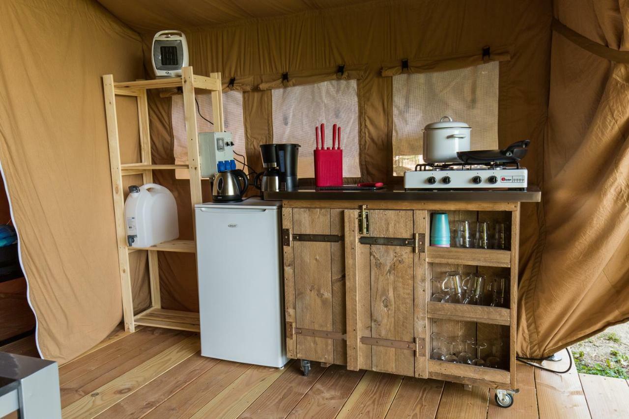Safari tent at Camping le Roptai Hotel Rochefort Exterior foto