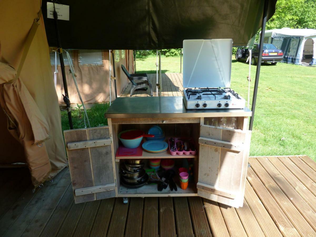 Safari tent at Camping le Roptai Hotel Rochefort Exterior foto
