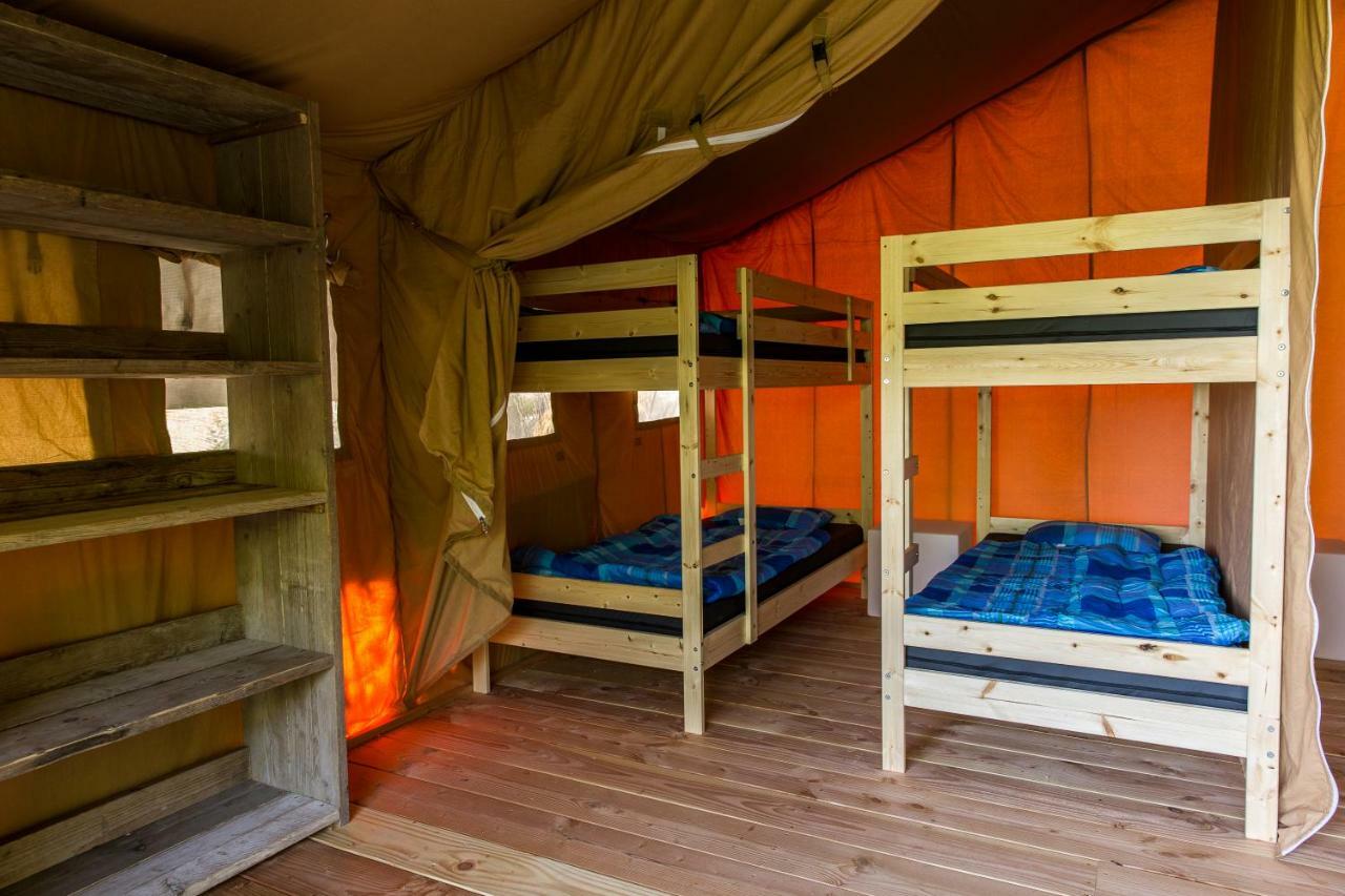 Safari tent at Camping le Roptai Hotel Rochefort Exterior foto